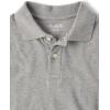 The Children’s Place Boys Uniform Long Sleeve Pique Polo(Nautico/Smoke 2-pack)