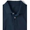 The Children’s Place Boys Uniform Long Sleeve Pique Polo(Nautico/Smoke 2-pack)