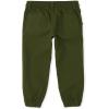 The Children’s Place Boys Woven Stretch Pull on Jogger Pants(Dark Ivy)