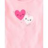 The Children’s Place Girls and Toddler Assorted Long Sleeve Knit Shirt(Hearts/Pink Hearts/Pink)