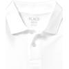 The Children’s Place boys Long Sleeve Pique Polo(White Single)