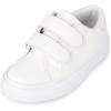 The Children’S Place Baby-Girls And Toddler Casual Hook & Loop Sneakers(White)