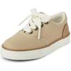 The Children’s Place Baby Boys Casual Lace Up Low Top Sneakers, Tan Canvas(Tan Canvas)