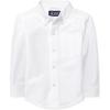 The Children’s Place Baby Boys Long Sleeve Oxford Button Down Shirt(White)