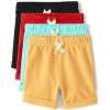 The Children’s Place Baby Boys’ and Toddler Active Knit Shorts(Multi Color 4-pack)