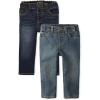 The Children’s Place Baby Boys’ and Toddler Skinny Jeans(Tide Pool/Potter Wash 2-pack)