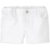 The Children’s Place Baby Girls and Toddler Denim Shorts Shortie(White)