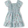 The Children’s Place Baby Girls’ and Toddler Short Sleeve Casual Dresses(Dusky Blue)