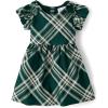 The Children’s Place Baby Girls’ and Toddler Sleeveless Holiday Dressy Dresses(Balt Green Plaid)