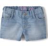 The Children’s Place Baby Toddler Girls Denim Shortie Shorts 3 Pack(Peony Wash)
