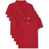 The Children’s Place Baby and Toddler Boys Short Sleeve Polo Shirt(Classic Red)
