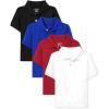 The Children’s Place Baby and Toddler Boys Short Sleeve Polo Shirt(Nautico/Blue/Classic Red/White 4-pack)