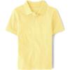 The Children’s Place Baby and Toddler Boys Short Sleeve Polo Shirt(New Yellow)