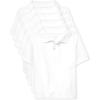 The Children’s Place Baby and Toddler Boys Short Sleeve Polo Shirt(White 5-pack)
