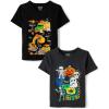 The Children’s Place Baby-Boys and Toddler All Holidays,Birthdays Short Sleeve Graphic T-Shirts,2 Pack(Candy Construction/Trick Or Treat)