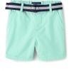 The Children’s Place Baby-Boys and Toddler Belted Chino Shorts(Mellow Aqua)