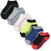 The Children’s Place Boys’ Big 6 Pack Ankle Socks(Multi Clr 6137)