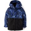 The Children’s Place Boys Heavy 3 in 1 Winter Jacket, Wind-resistant Water-resistant Shell, Fleece Inner(Blue Ice)