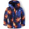 The Children’s Place Boys Heavy 3 in 1 Winter Jacket, Wind-resistant Water-resistant Shell, Fleece Inner(Galaxy)