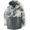 The Children’s Place Boys Heavy 3 in 1 Winter Jacket, Wind-resistant Water-resistant Shell, Fleece Inner(Gray Camo)