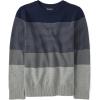 The Children’s Place Boys Long Sleeve Crew Neck Pullover Sweater(Grey Stripe Crew Neck)