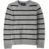 The Children’s Place Boys Long Sleeve Crew Neck Pullover Sweater(Smoke Gauge Stripe)