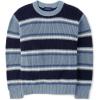 The Children’s Place Boys Long Sleeve Crew Neck Pullover Sweater(Stoneybrook Stripe)
