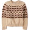 The Children’s Place Boys Long Sleeve Crew Neck Pullover Sweater(Terra Fairisle)
