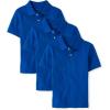 The Children’s Place Boys Multipack Short Sleeve Pique Polo(Renew Blue)