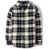 The Children’s Place Boys’ Sherpa Lined Shirt Jacket(White Plaid)