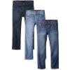 The Children’s Place Boys’ Straight Leg Jeans(Blue Wash 3-pack)