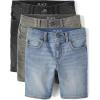 The Children’s Place Denim Shorts(Multi Color 3-pack)
