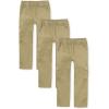 The Children’s Place Pull on Cargo Pants,multipacks(Flax 3-pack)