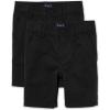 The Children’s Place Stretch Chino Shorts(Black 2-pack)