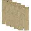 The Children’s Place Stretch Relaxed Straight Chino Pants,multipacks(Flax 5-pack)