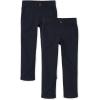 The Children’s Place Stretch Straight Chino Pants,multipacks(New Navy 2-pack)