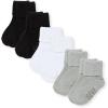 The Children’s Place baby-boys And Toddler Ankle Socks Variety Pack(Black/White/Grey 6-pack)