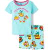 The Children’s Place baby-girls And Newborn 100% Cotton Short Sleeve Top and Shorts 2 Piece Pajama Set(Fruits)