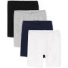 The Children’s Place baby-girls And Toddler Mix and Match Bike Shorts(Black/Heather Gray/Tidal/White 4-pack)