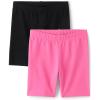 The Children’s Place baby-girls And Toddler Mix and Match Bike Shorts(Black/Pink 2-pack)