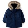The Children’s Place boys And Toddler Water and Wind Resistant Hooded Zip Front Parka Jacket(Tidal)