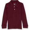 The Children’s Place boys Long Sleeve Pique Polo(Redwood Single)