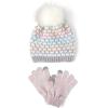 The Children’s Place girls Winter Hat and Mittens Cold Weather Set(Space Dye Set)