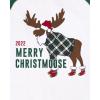 The Children’s Place unisex-baby Holiday Pajamas, Cotton(Moose 22- Adult)