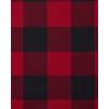 The Children’s Place unisex-baby Holiday Pajamas, Cotton(Red/Black Check Thermal)