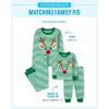 The Children’s Place unisex-baby Holiday Pajamas, Cotton(Rudolph Christmas Stripe)