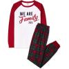 The Children’s Place unisex-baby Holiday Pajamas, Cotton(We Are Family 23)