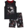 The Children’s Place Boys’ Tank Top and Shorts,2 Piece Pajama Set(Ninja Skills)