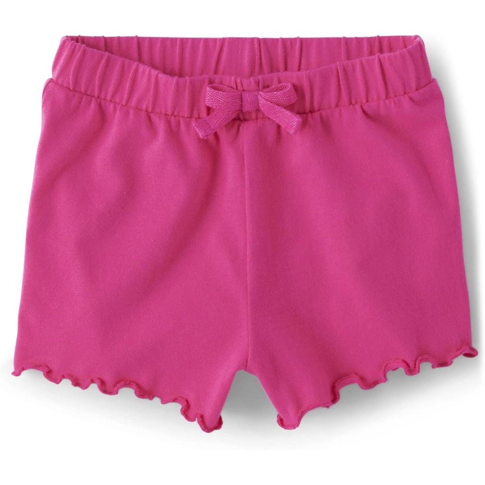 imageThe Childrens Place Baby Girls and Toddler Assorted Knit ShortsFuchsia