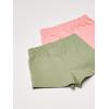 The Children’s Place Baby Girls’ and Toddler Assorted Knit Shorts(Rose/Olive)